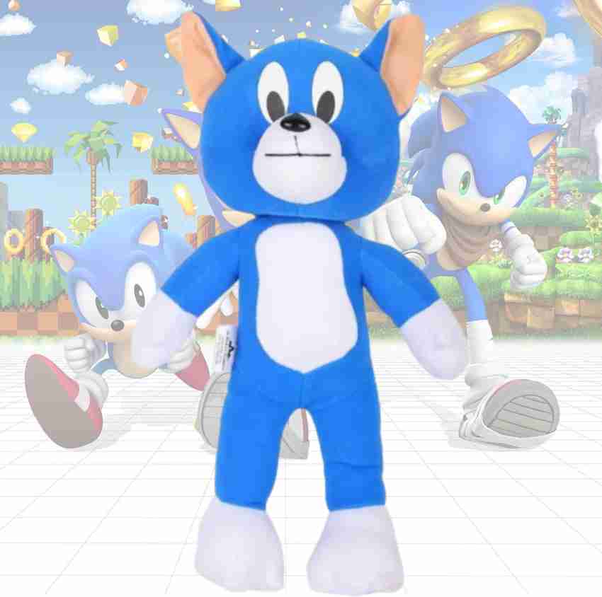 Mallexo Soft Blue Super Sonic Toys for Kids 48CM Sonic Toy Set Sonic Super Heros Toys 48 cm Soft Blue Super Sonic Toys for Kids 48CM Sonic Toy Set Sonic