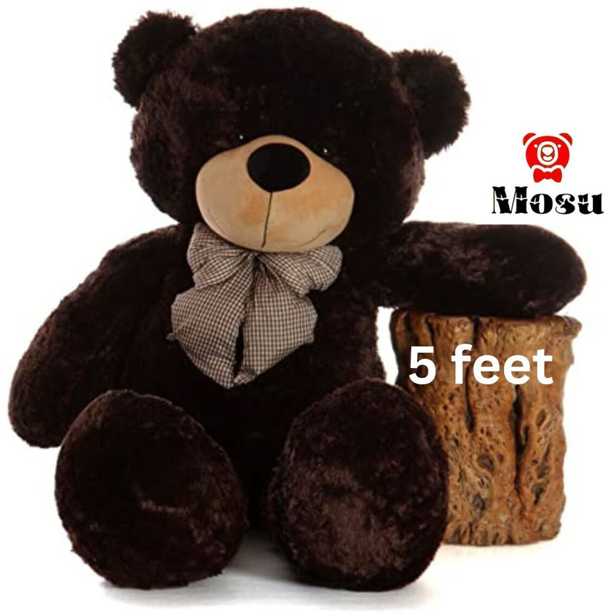 Big black stuffed bear on sale