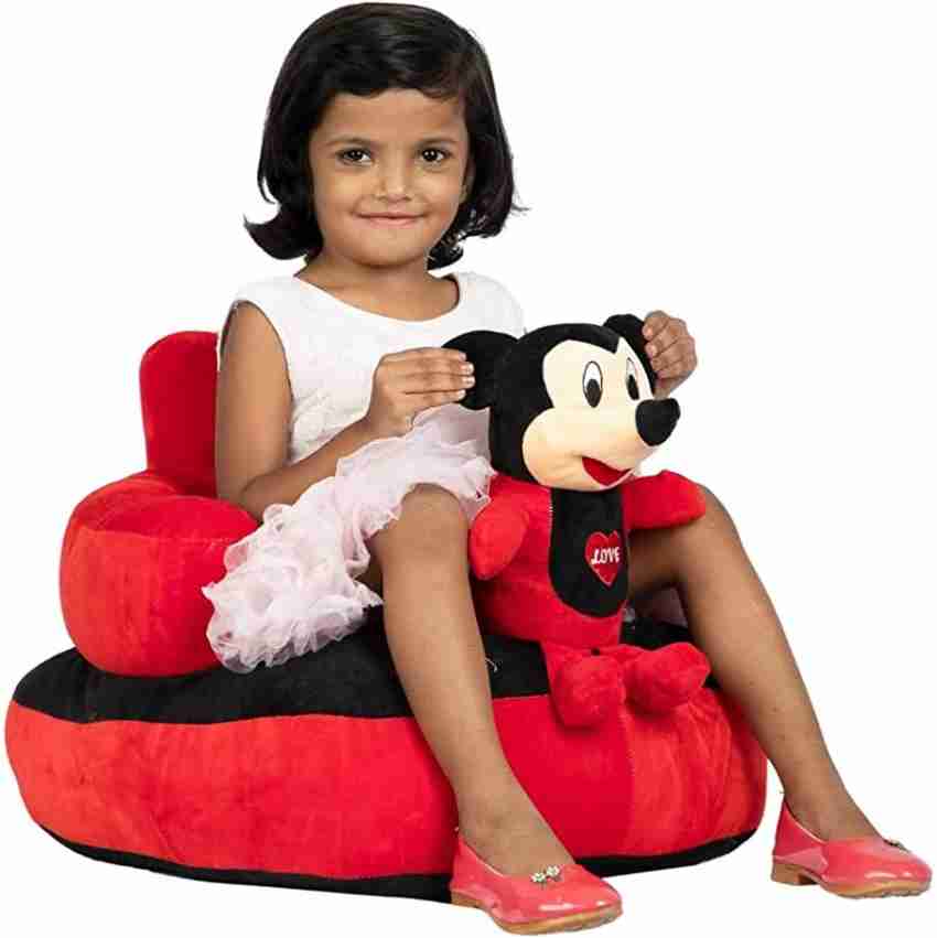 Mickey Mouse Plush Cushion Baby Sofa