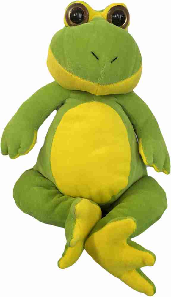 GS KIDZ Frog Stuffed Soft Plush Animal Toy for Kids 3 Years & Above - 24 mm  - Frog Stuffed Soft Plush Animal Toy for Kids 3 Years & Above . shop