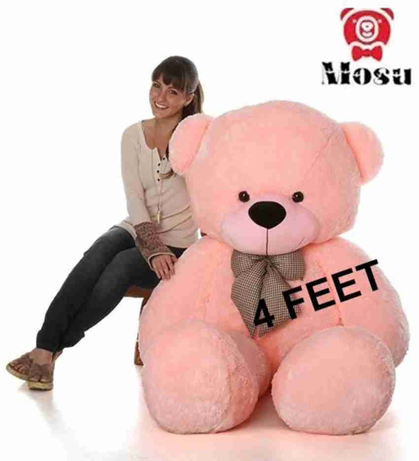 MOSU 4 Feet Pink Teddy Bears for Kids Gift Cute and Sweet Teddy