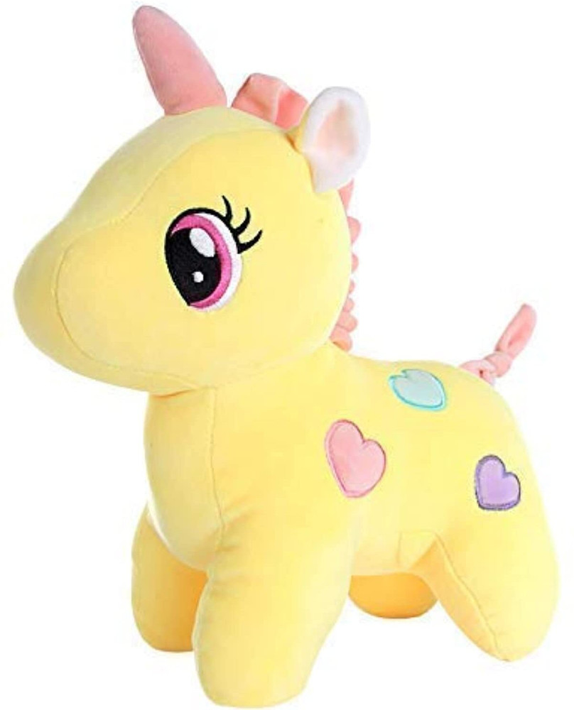 BROWNCHANA Horse Teddy Bear Plush Soft Toy Cute Kids Horse Teddy Bear Soft Toy for Baby 25 mm Horse Teddy Bear Plush Soft Toy Cute Kids Horse Teddy
