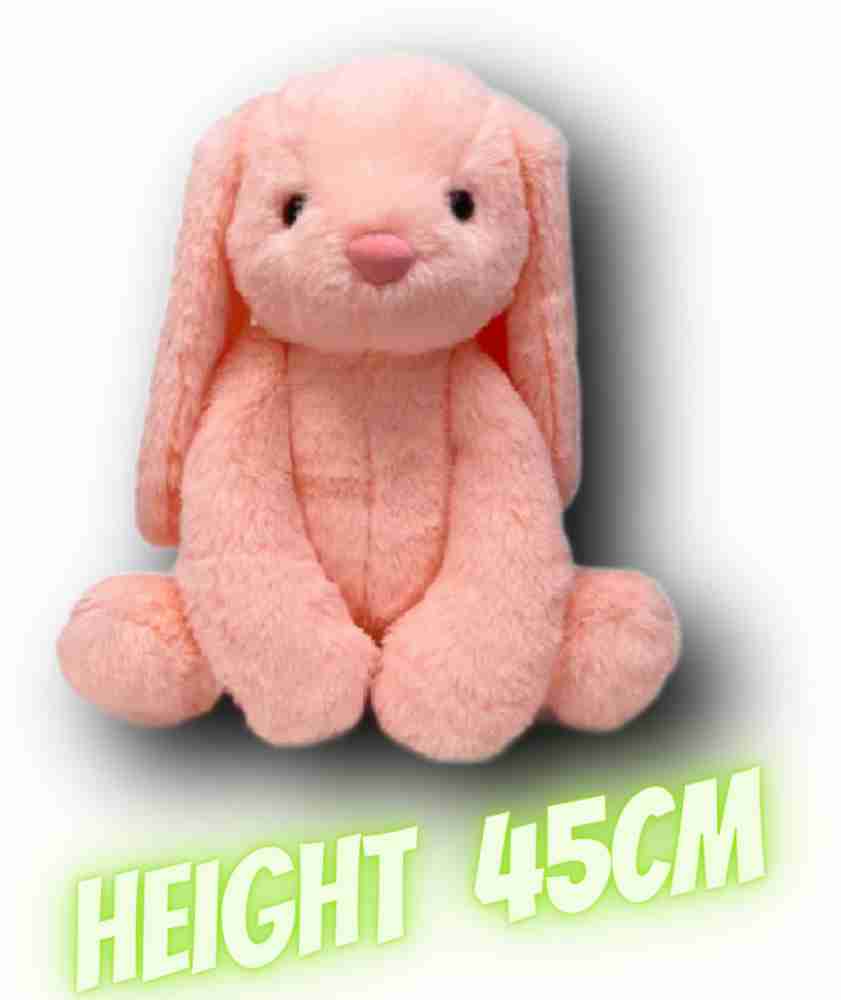 Teddify Snuggle Big Ear Bunny teddy bear soft toy for girls Pink
