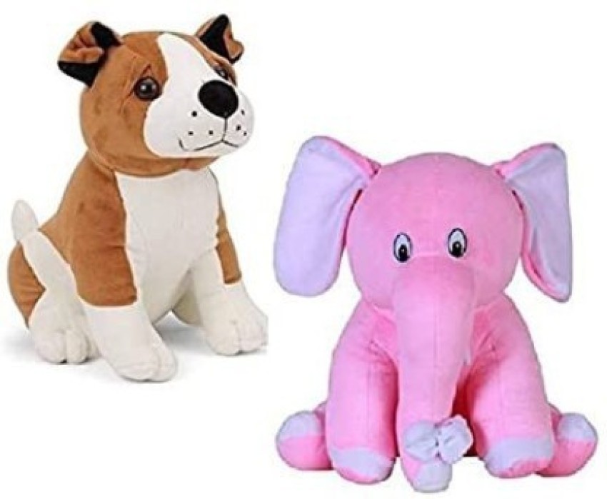 Pink elephant 2025 dog toy