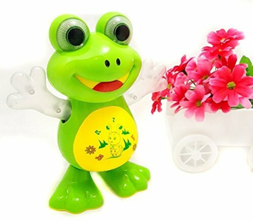 mega shine Musical and Dancing Frog Toy with Lights and Music