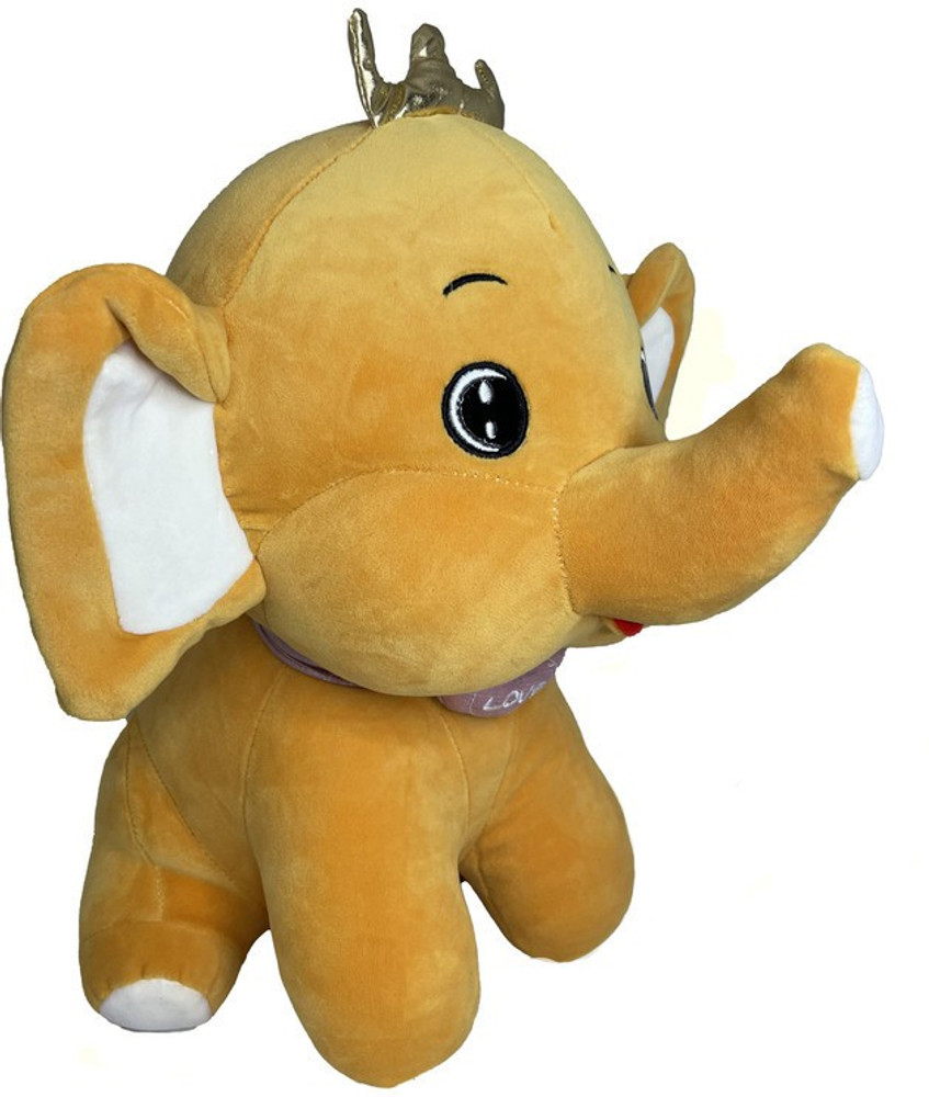 Funton Soft Toy Plushie Beauty Crown Elephant Stuffed Animals For
