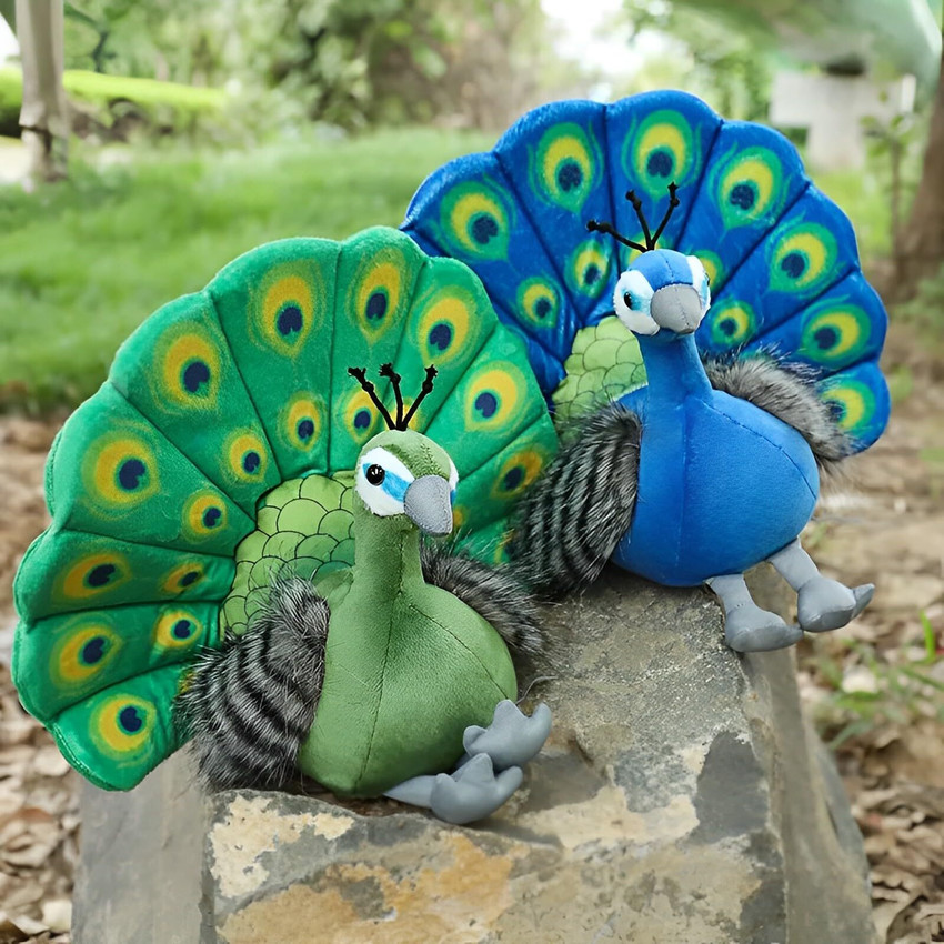 Peacock stuffed shop animal