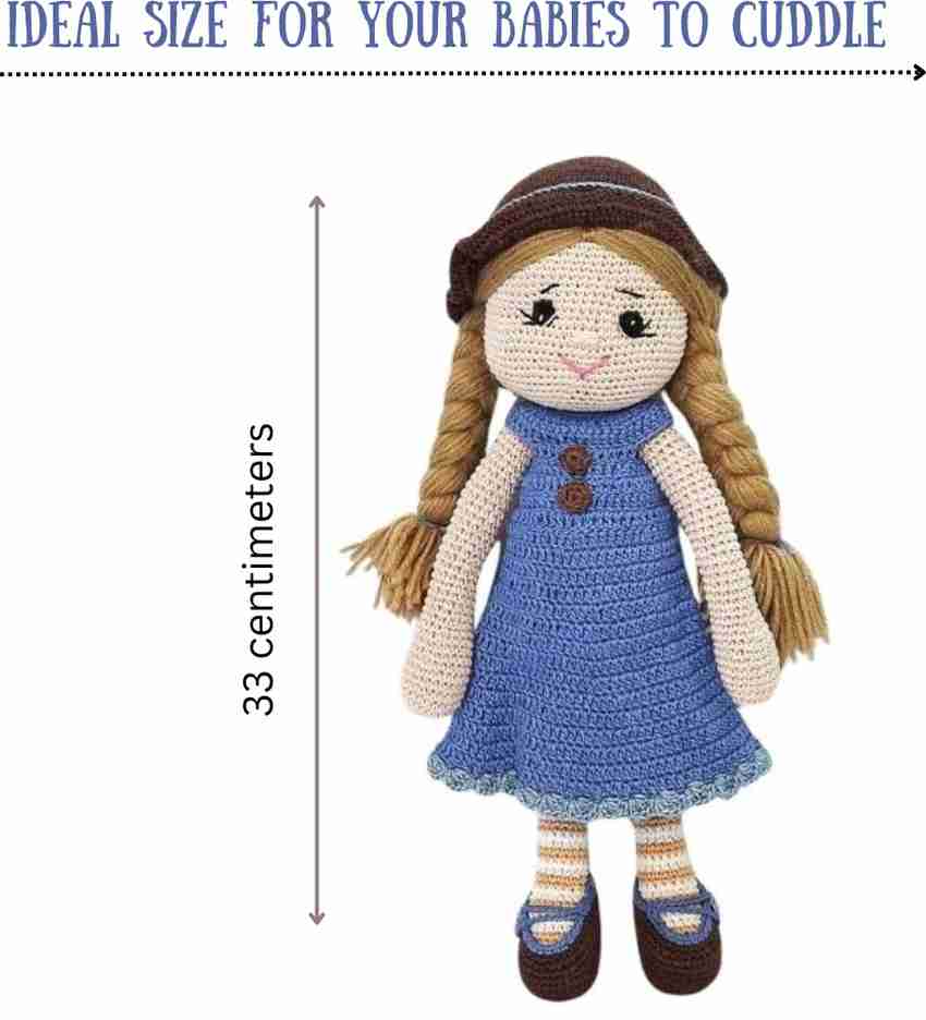 Happy Threads Zoe Doll 33 cms Perfect size for Kids Cute