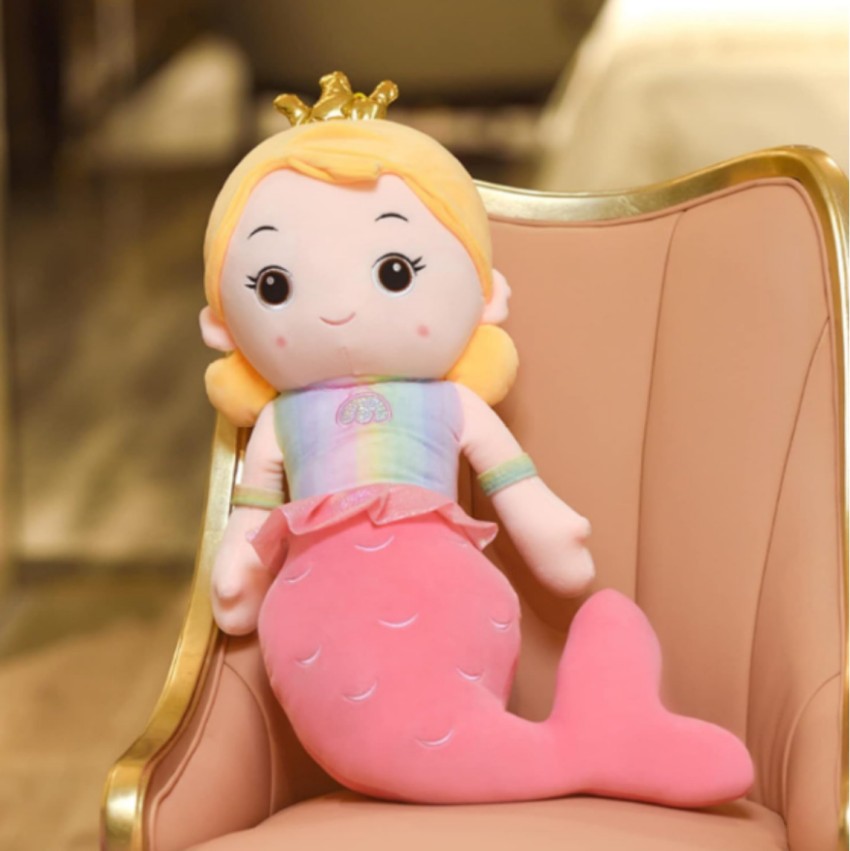 Teddify Pacific Ocean Queen Mermaid Doll for girls soft toys - 30 cm - Pacific Ocean Queen Mermaid Doll for girls soft toys . Buy Mermaid toys in India. shop for Teddify