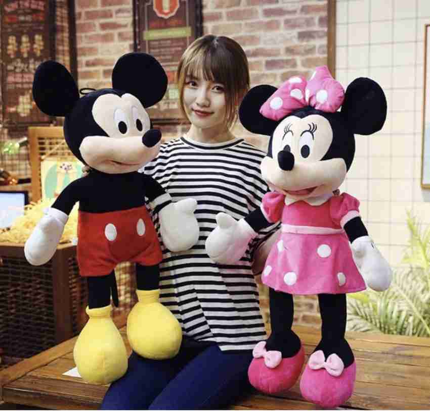 SkyToys Attractive Combo of Mickey Minnie Mouse Teddy Stuffed Toys Giant size for kids 50 cm Attractive Combo of Mickey Minnie Mouse Teddy Stuffed Toys Giant size for