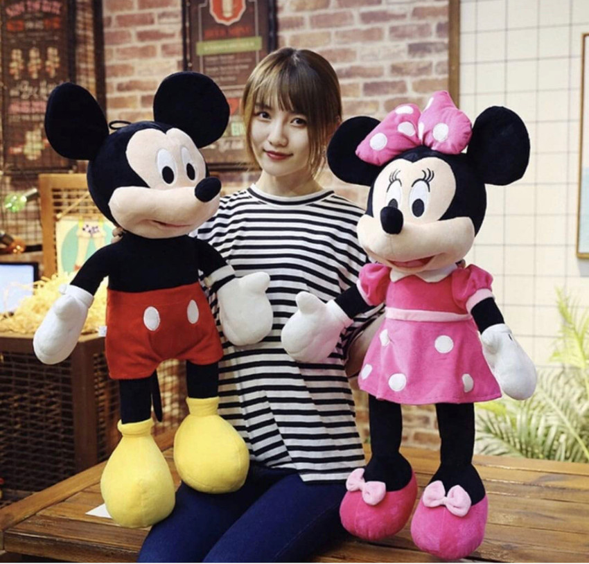 SkyToys Attractive Combo of Mickey Minnie Mouse Teddy Stuffed Toys Giant size for kids 50 cm Attractive Combo of Mickey Minnie Mouse Teddy Stuffed Toys Giant size for