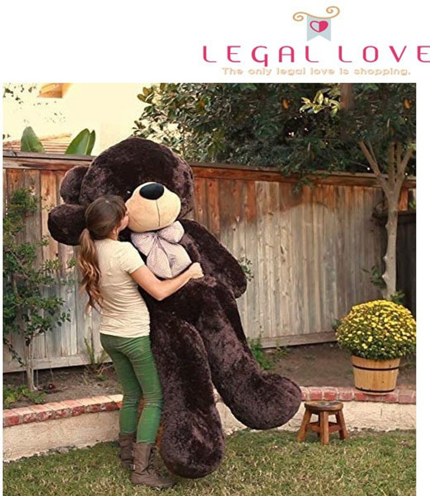 LEGAL LOVE Soft Toys Teddy Bear Birthday Gift For Girls Wife Girlfriend Coffee 5 Feet 60 inch Soft Toys Teddy Bear Birthday Gift For Girls Wife Girlfriend Coffee 5 Feet