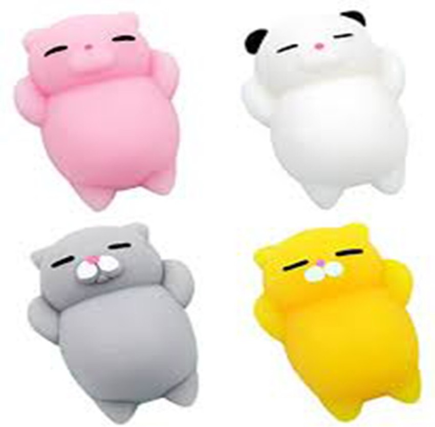 Kawaii Mochi Squishy Toys Soft Fidget Squeeze Polar Bear Cartoon