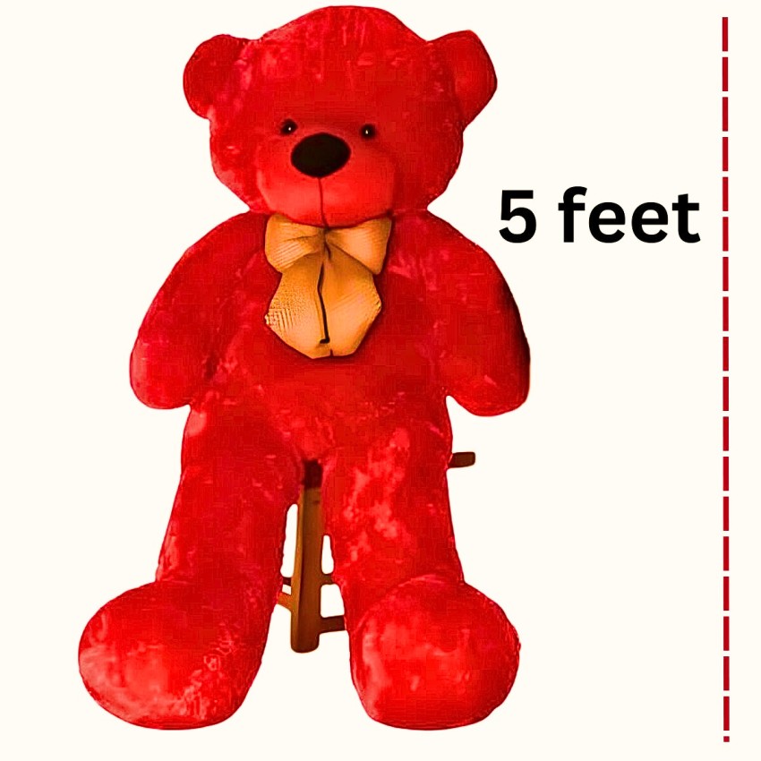 TOYS GURU 4 Feet Pink New Cute Soft Teddy Bear for Kids and Girls Birthday,  New Year - 120 cm - 4 Feet Pink New Cute Soft Teddy Bear for Kids and