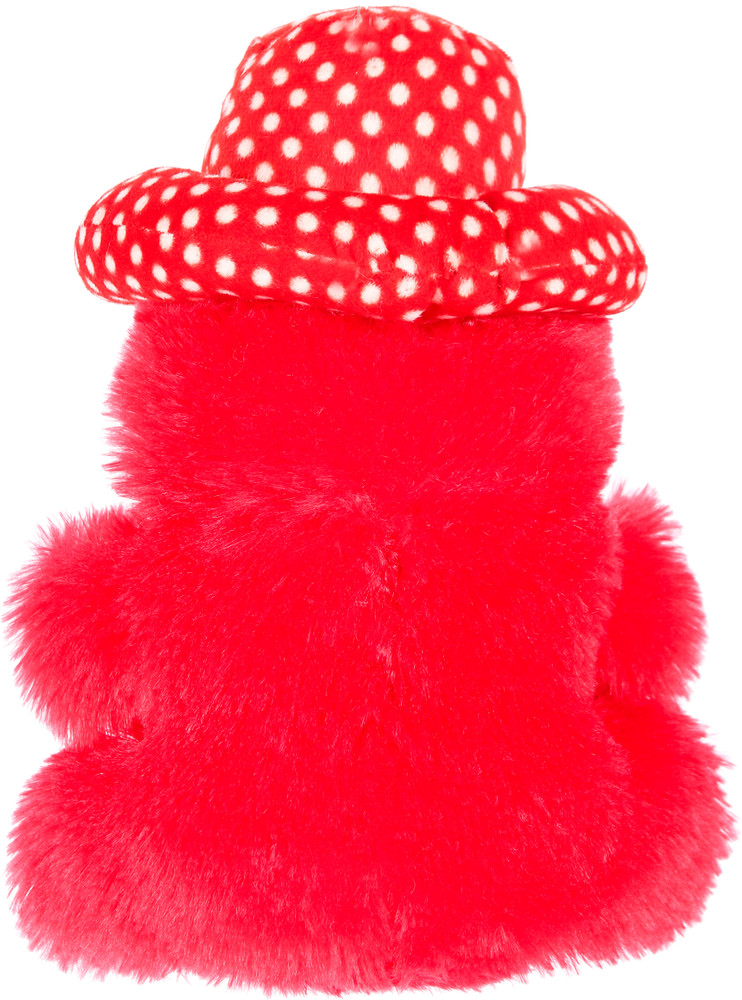 Red teddy bear with on sale cap