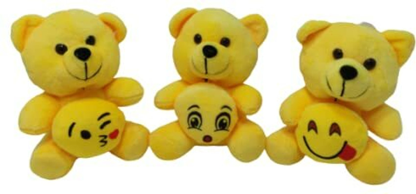 Gking Heart Emoji Teddy Bear Soft Toys for Girls Birthday Gift