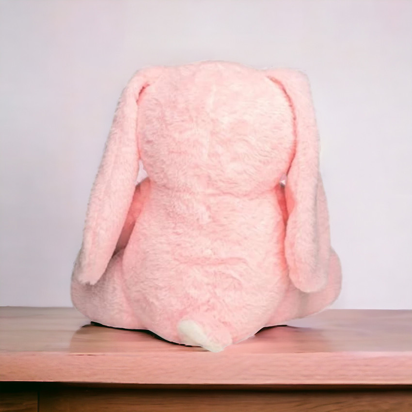 Big pink bunny stuffed animal clearance