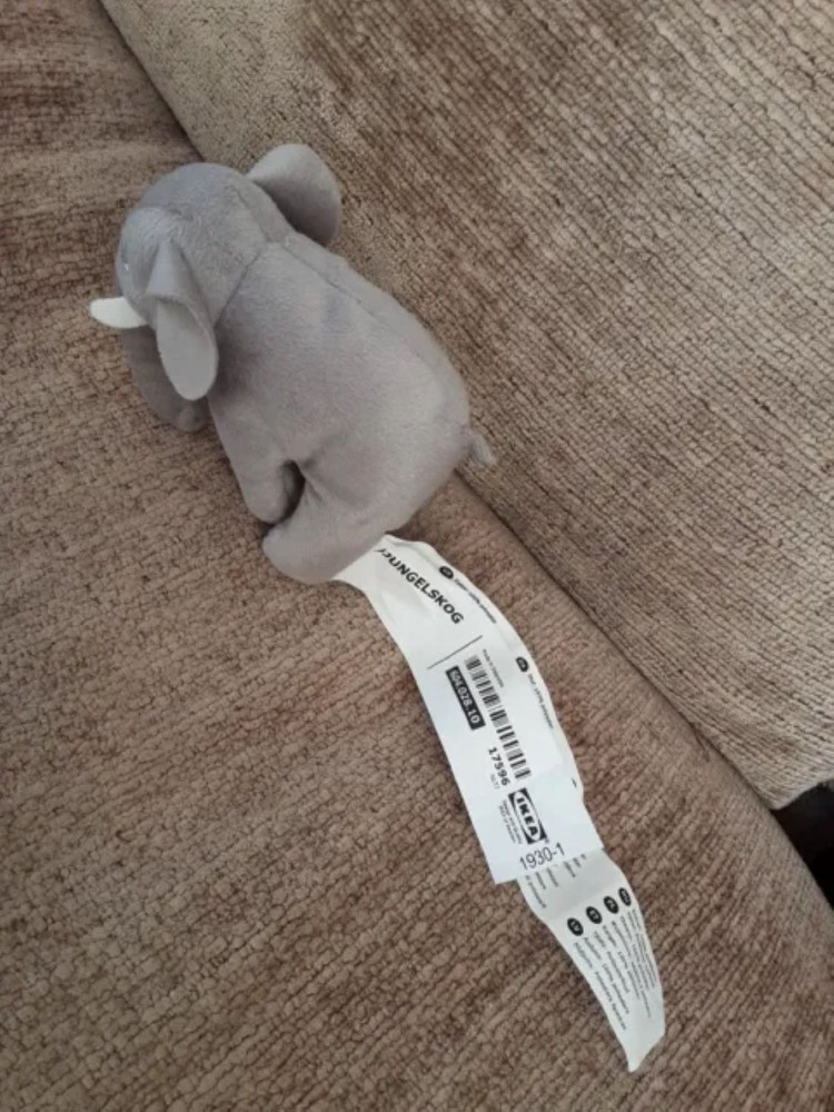 Ikea elephant soft toy sales