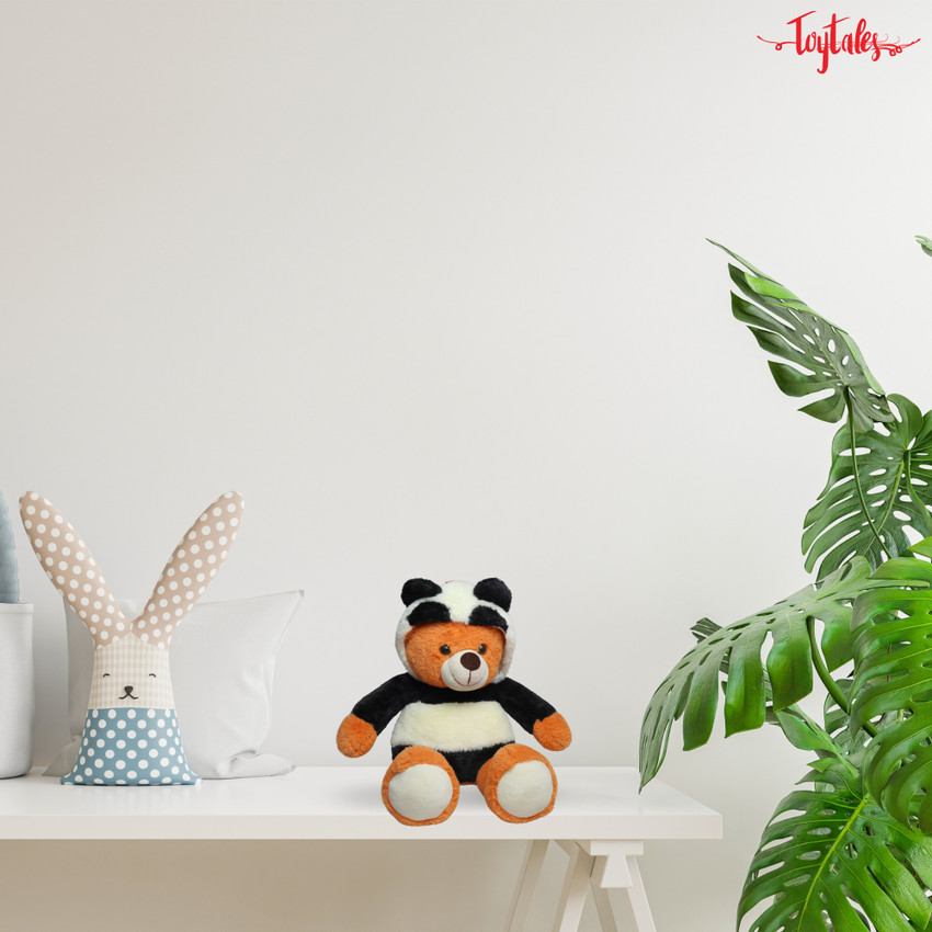 TOYTALES Hoodie Panda Teddy Bear for Kids 45cm Cute Plush Soft Toy for Kids 38 cm Hoodie Panda Teddy Bear for Kids 45cm Cute Plush Soft Toy for Kids