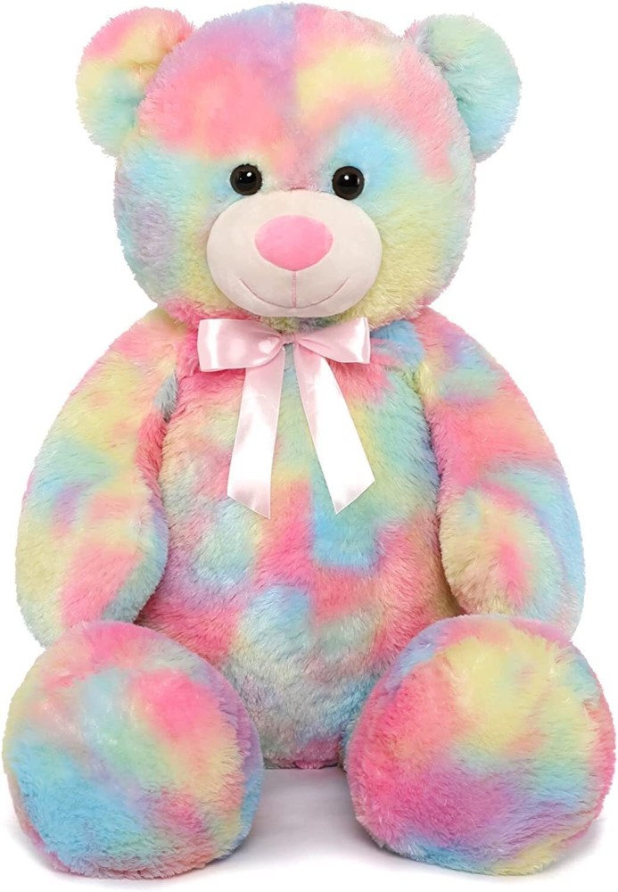 rainbow stuffed bear