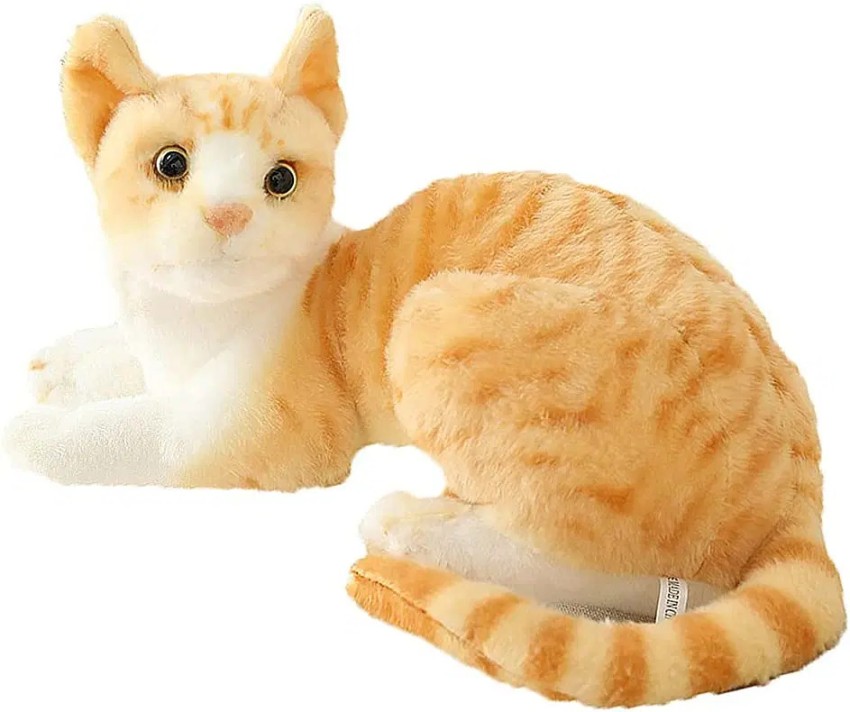 stuffed cat that looks real