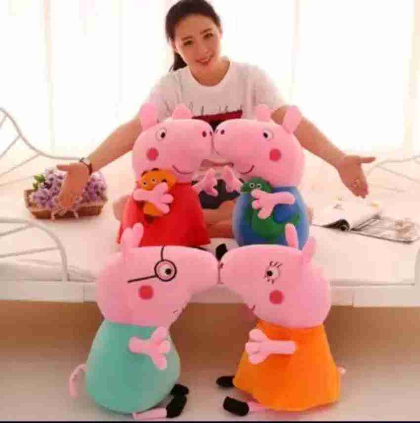 Wrodss Peppa Pig Family Soft Toy for Kids Peppa Pig Stuffed Plush Toy 50 cm 50 cm Peppa Pig Family Soft Toy for Kids Peppa Pig Stuffed Plush Toy 50 cm