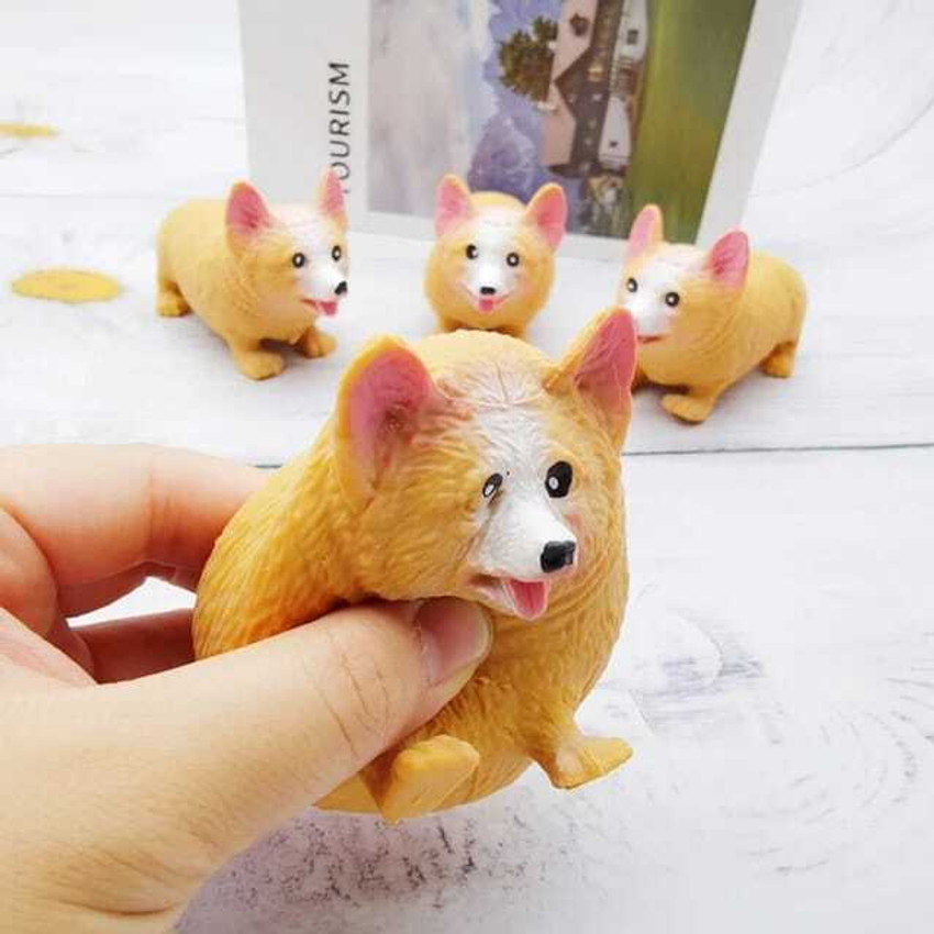 Raregets Squishy Doggy Stress Relief Toy for Adult kids Fidget