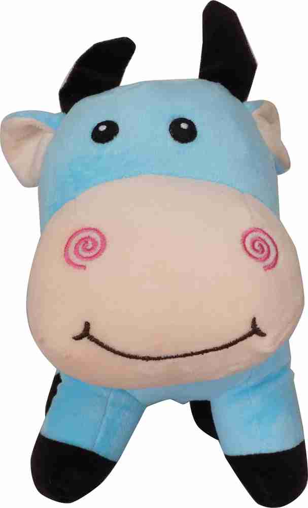 Blue cow stuffed animal deals