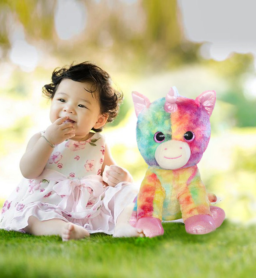 Tie dye shop unicorn stuffed animal