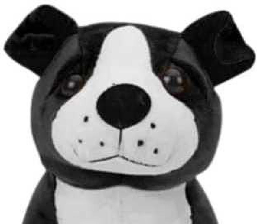 MEENUSHOPTOYS MEENU SOFT TOYS PUPPY DOG BLACK 30CM CUTE STUFFED