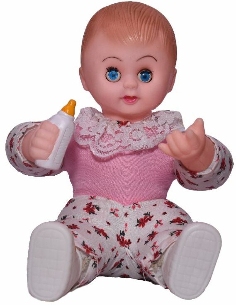 Baby doll hot sale with feeding bottle