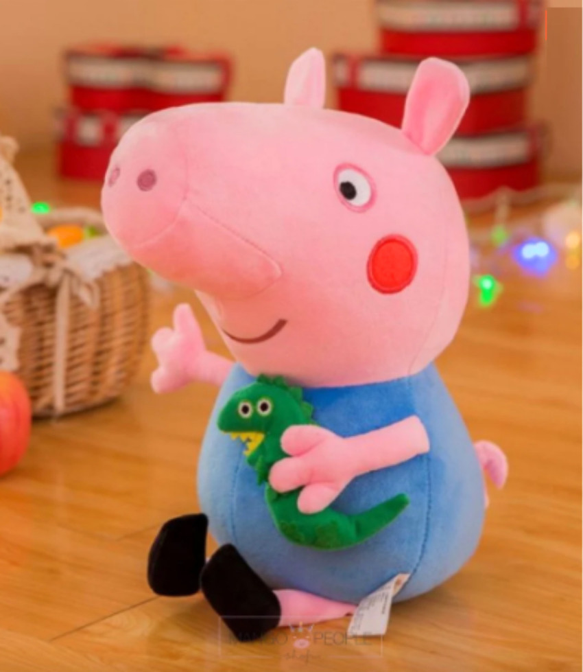 Teddify Cartoon Peppa Pig soft toy for girls kids plush character 27 cm Cartoon Peppa Pig soft toy for girls kids plush character Buy Peppa Pig toys in India