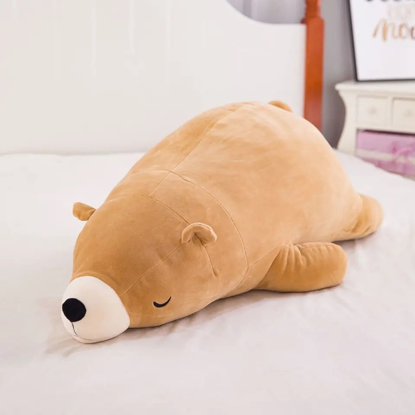 Sleeping polar bear plush hotsell