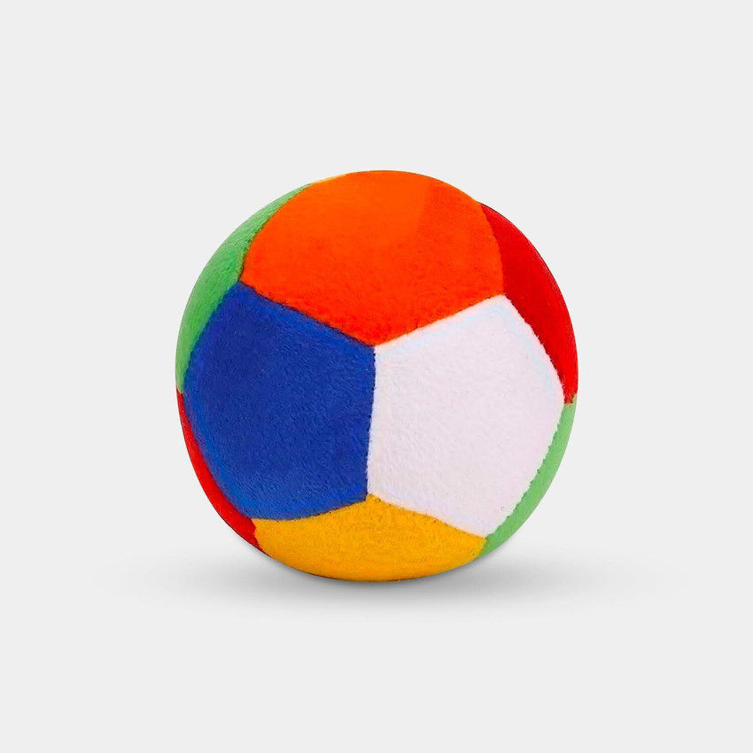 EITHEO Plush Soft Toy Ball for Baby and Kids Safe and Joyful Play Football Shape 110 mm Plush Soft Toy Ball for Baby and Kids Safe and Joyful Play Football