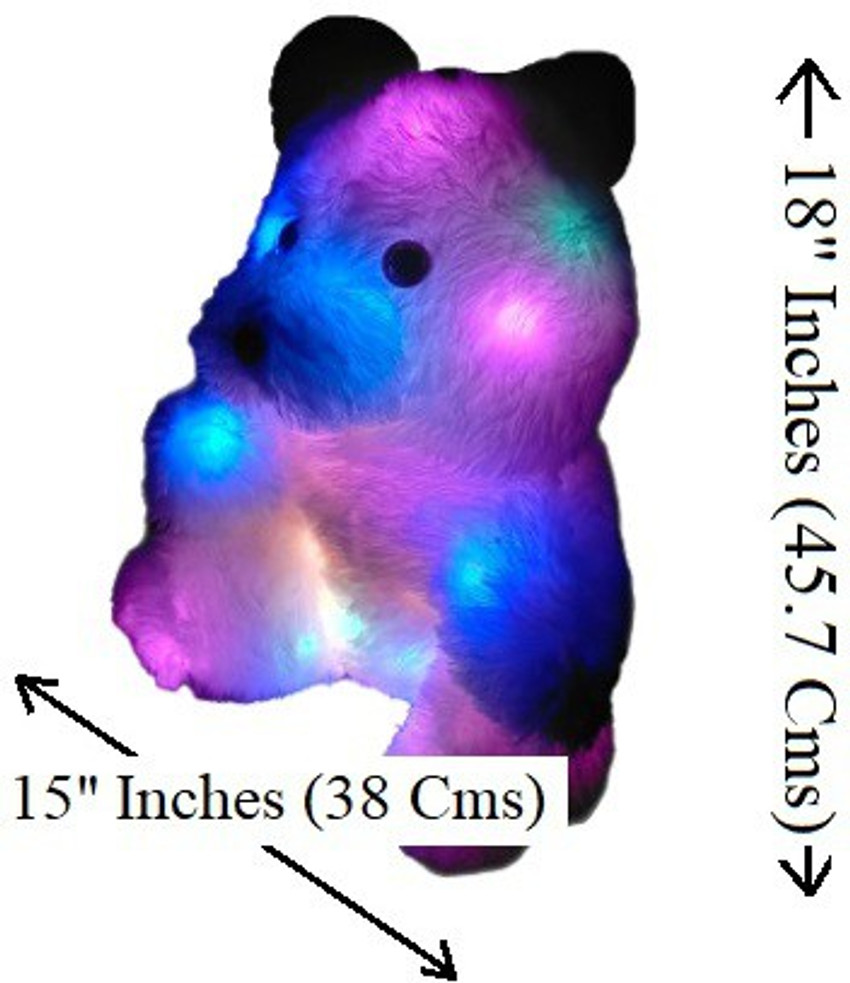 Glowing hot sale teddy bear