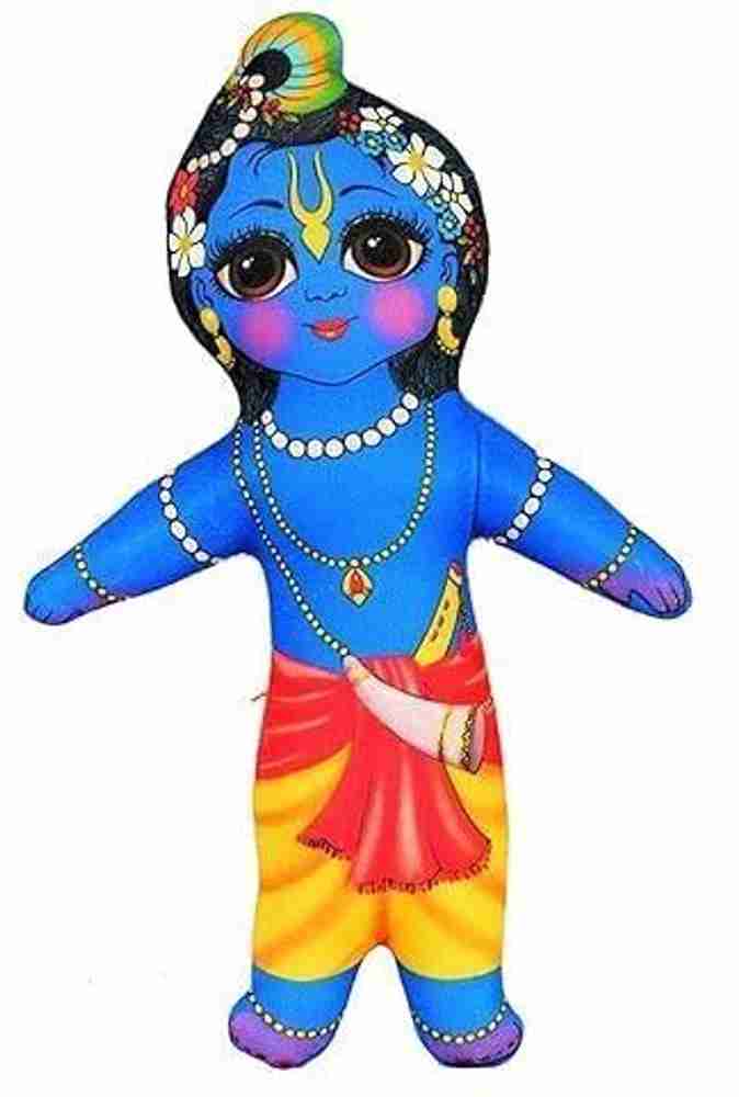 Lord krishna soft toy deals