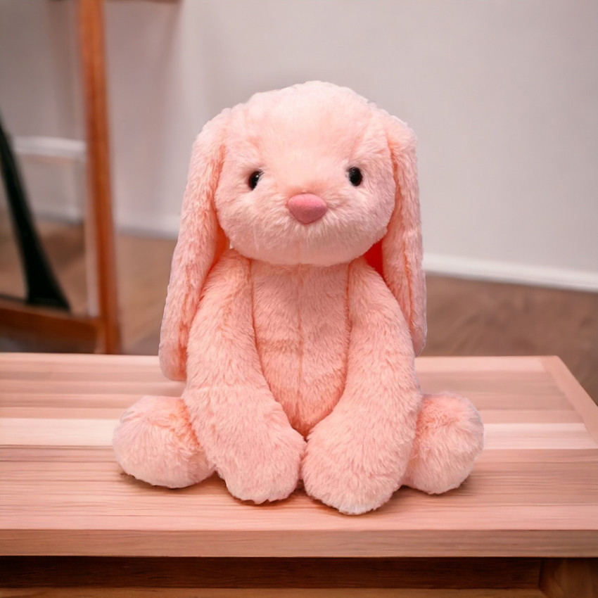 Big pink bunny stuffed animal discount