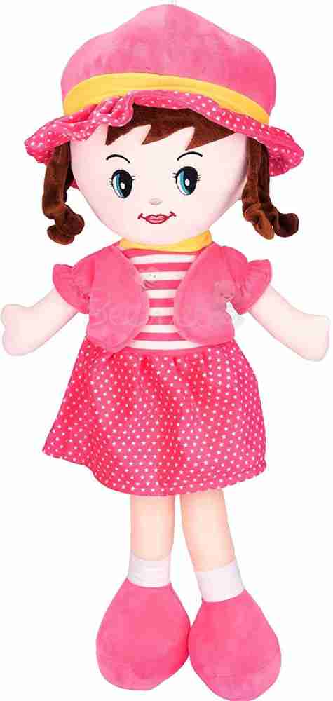 Brand - Jam & Honey Huggable Doll, Light Pink, 50cms Dog