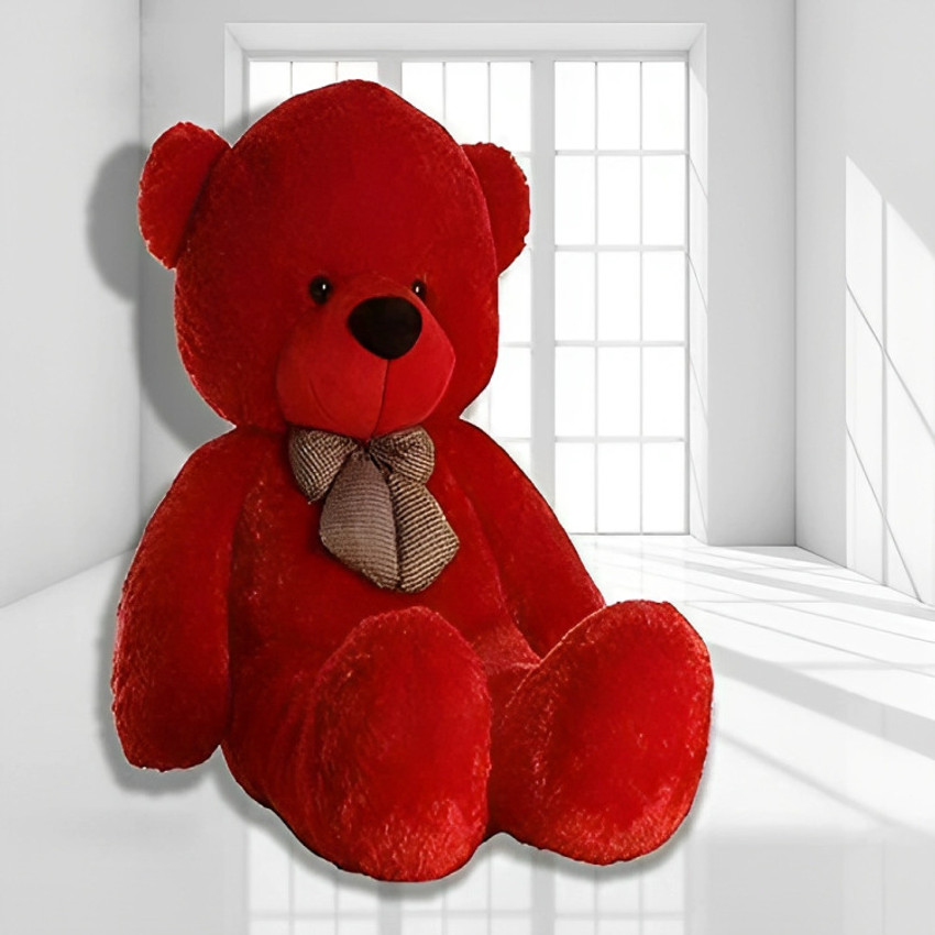 5 feet red teddy bear cheap