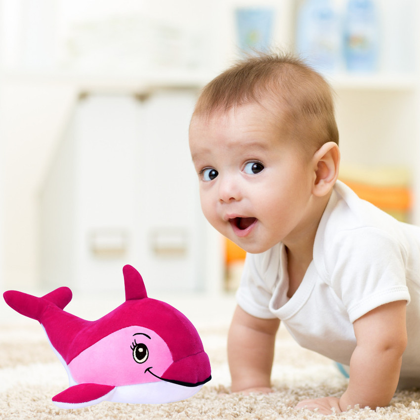 TechMax Solution Animal Fish Plush Pink Cute Fish Toy for Girls Boys 30 cm Animal Fish Plush Pink Cute Fish Toy for Girls Boys Buy PINK DOLPHIN toys in