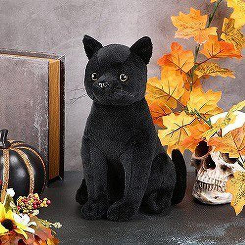 AVS Super Soft and plushy black cat horrible 50 cm 50 cm