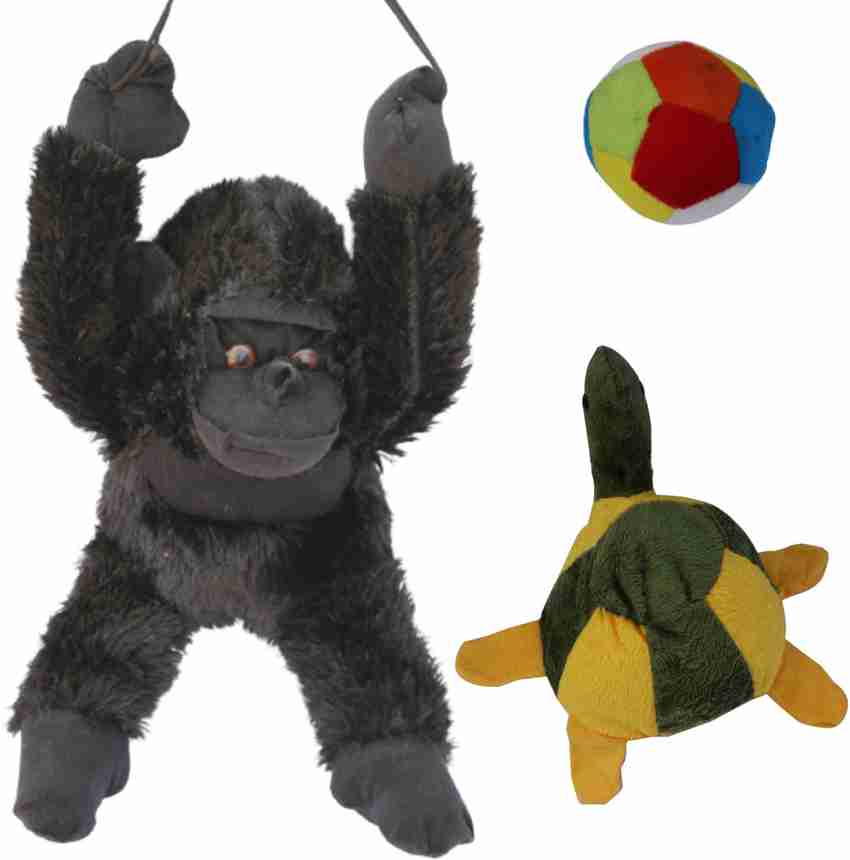 PRISCA Gorilla Teddy Bear Soft Toys For Kids With Tortoise And