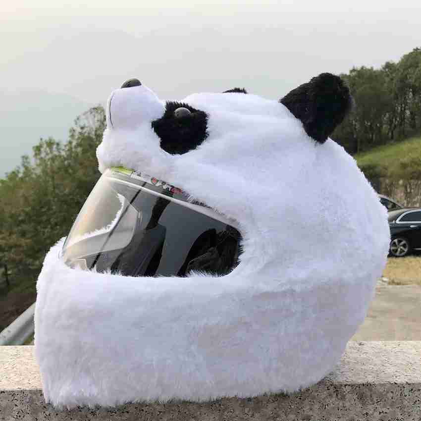 TEDDYHUBS Cute Plush Motorcycle Helmet Covers Suitable for All