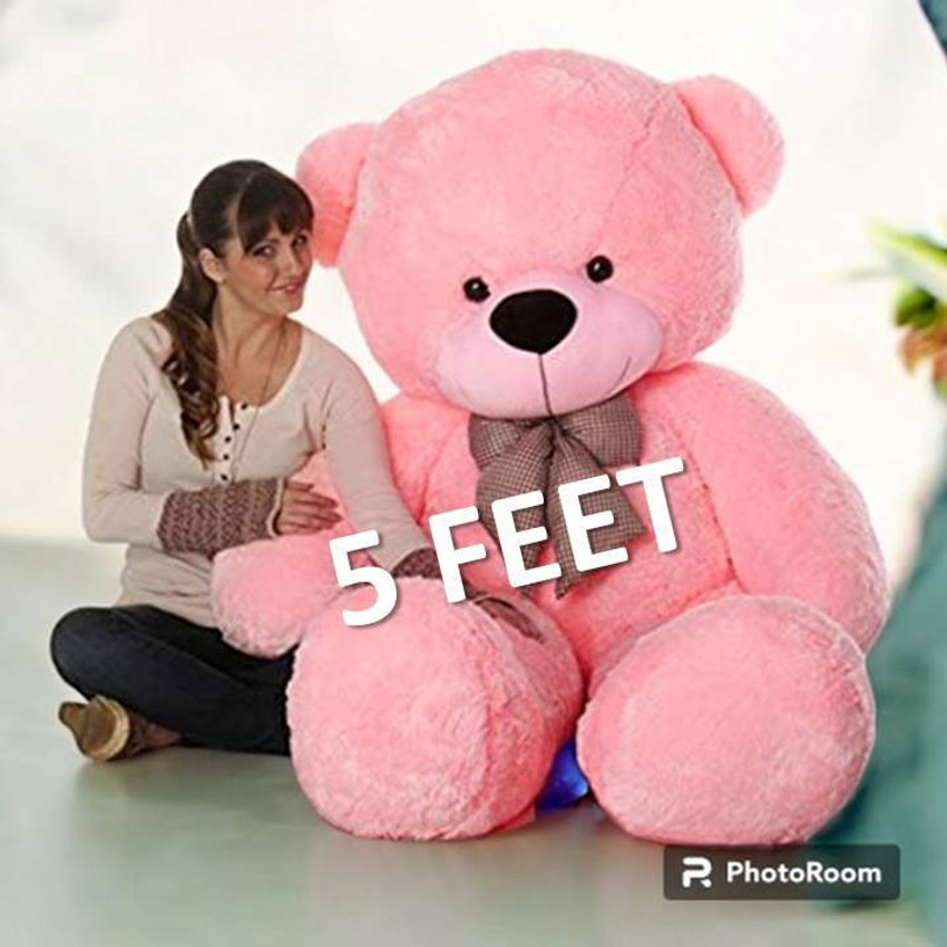 5 feet pink teddy bear cheap