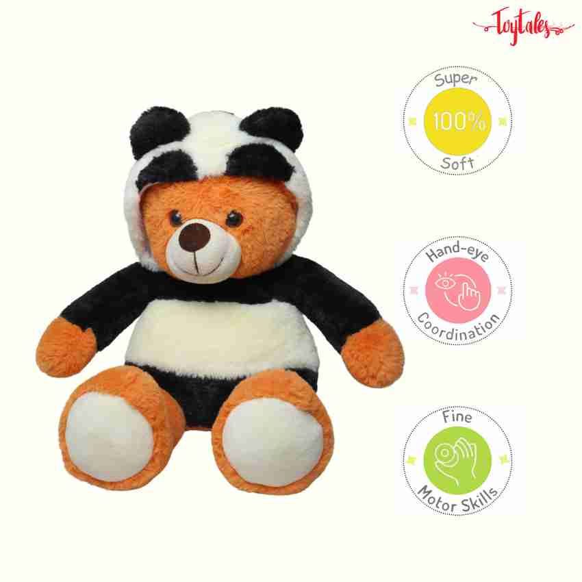 TOYTALES Hoodie Panda Teddy Bear for Kids 45cm Cute Plush Soft Toy for Kids 38 cm Hoodie Panda Teddy Bear for Kids 45cm Cute Plush Soft Toy for Kids