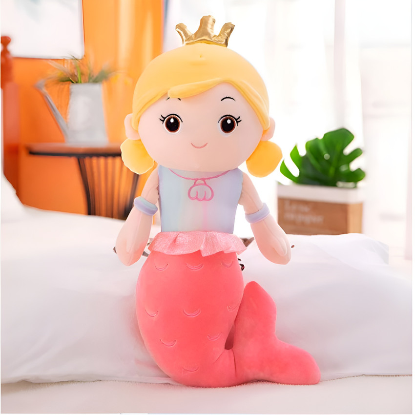 Teddify Mermaid Doll Soft Toy for Girls Stuffed Teddy Bear Baby Kids Birthday Gifts 30 cm