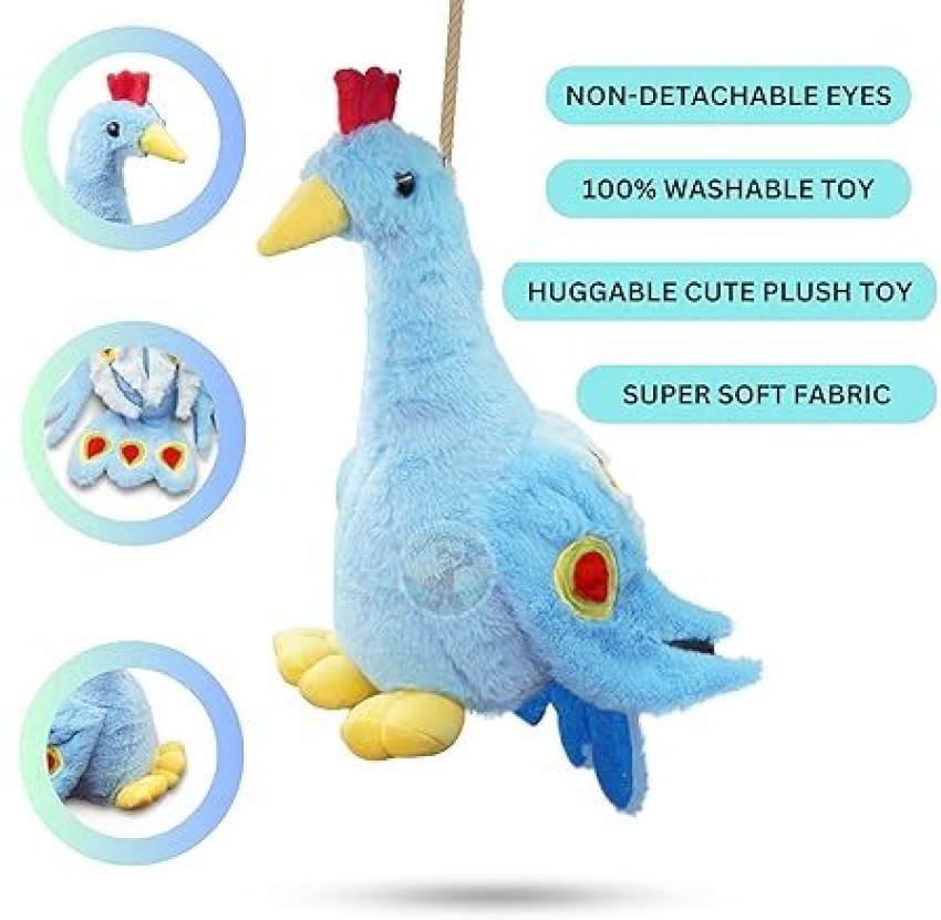 Furry deals bird toy