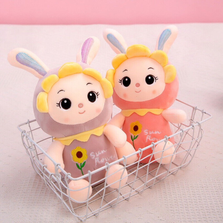 30cm Lovely Flower Bee Plush Stuffed Animal Bee Toy Soft