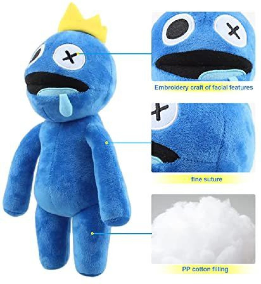 Buy Rainbow Friends Blue Plush Figure Game FNF Toy NEW Online in India 