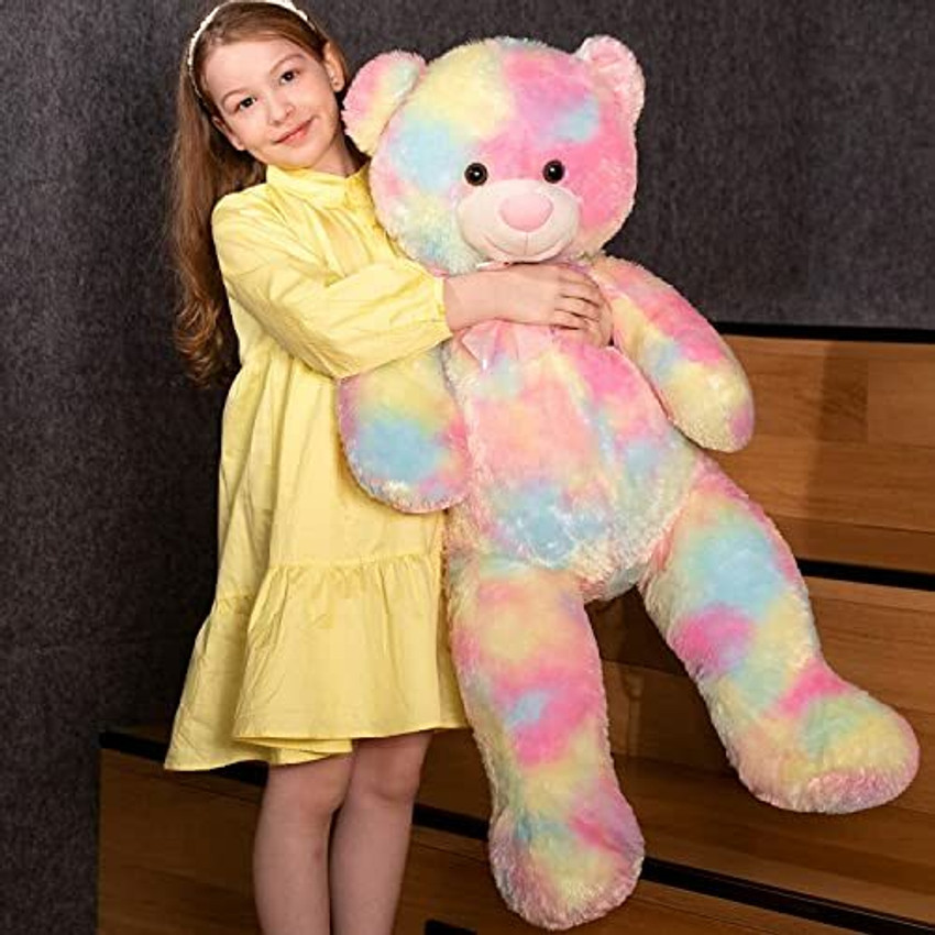 Life size shop rainbow teddy bear